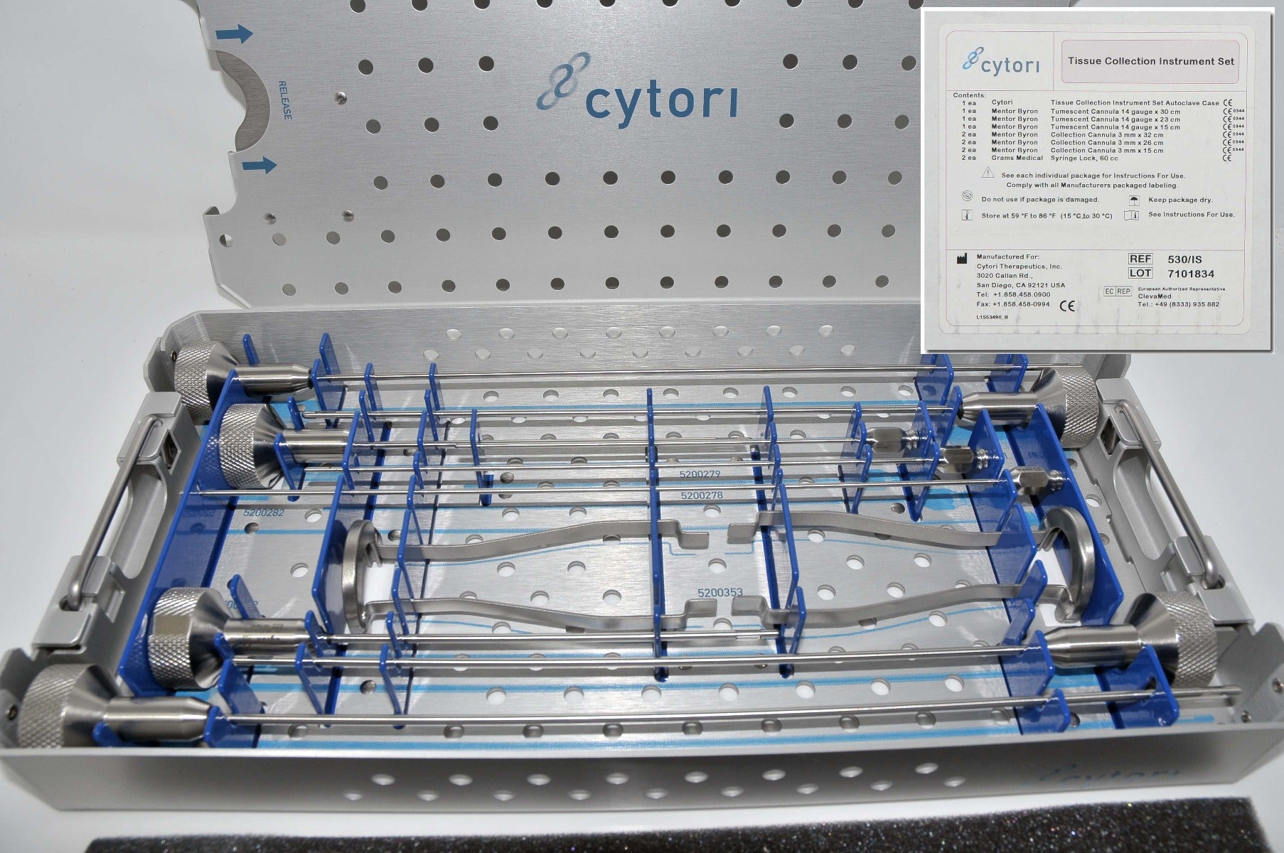 2010 Cytori STEMSOURCE 900MB Instrument Set Stem Source 900 MB Tissue Processor