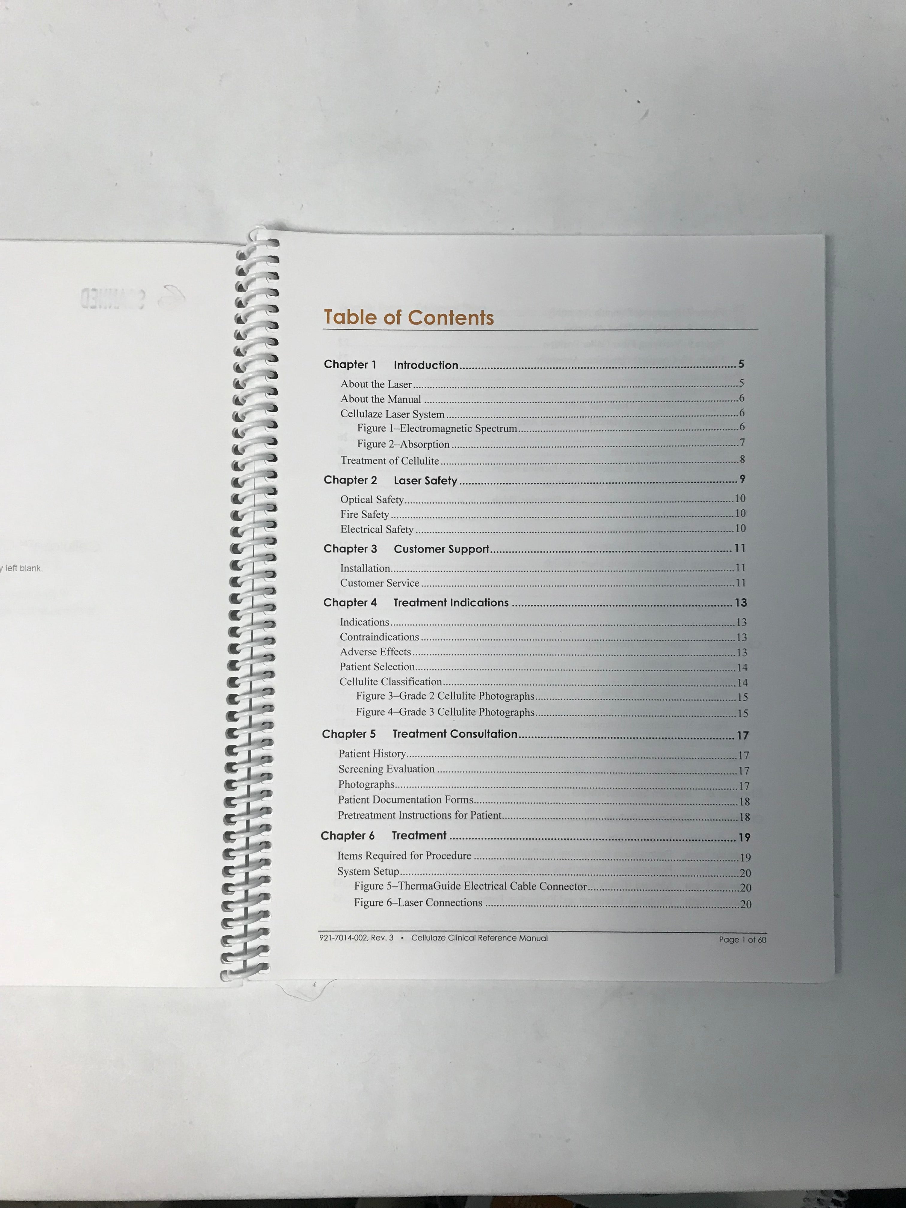 2011 Cynosure Cellulaze Laser Clinical Reference Manual 921-7014-002 REV 3