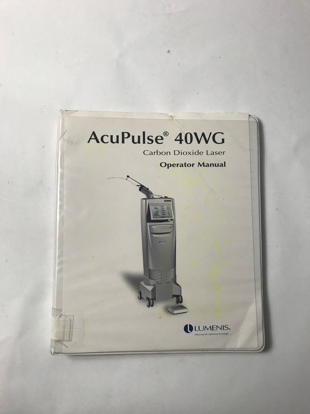 2011 Lumenis AcuPulse 40WG CO2 Laser Operators Manual REV C UM-1058430 USED