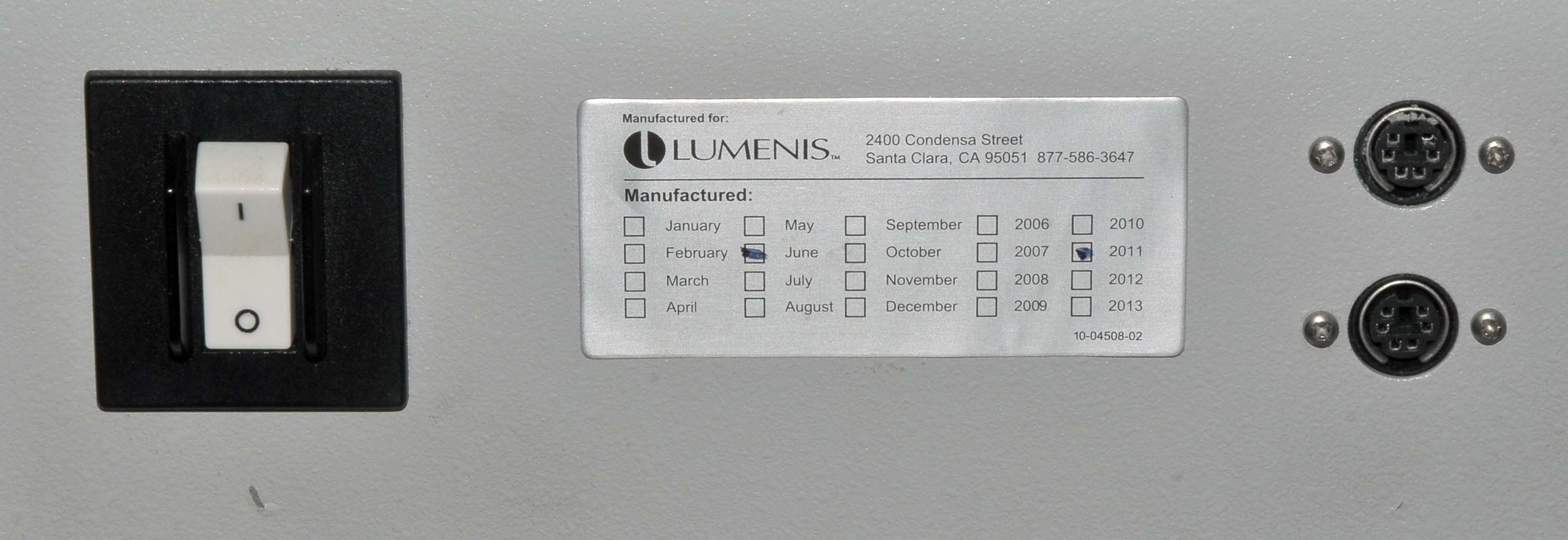2011 Lumenis LightSheer EC Diode Laser w/Handpiece Hair Reduction Light Sheer