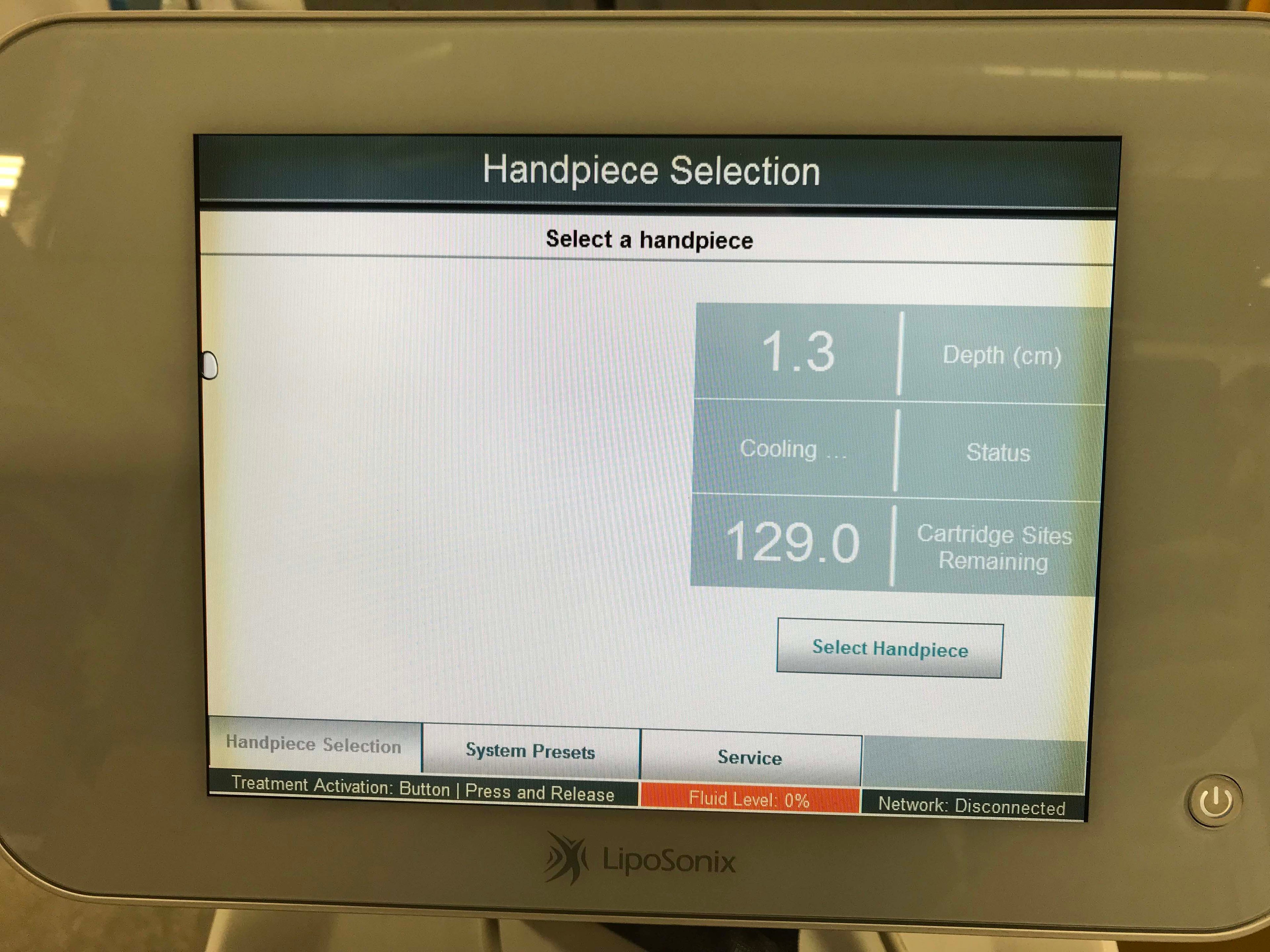 2011 Solta LipoSonix Model 2 Ultrasound Body Shaping Skin NEW TRANSDUCER 1 HP