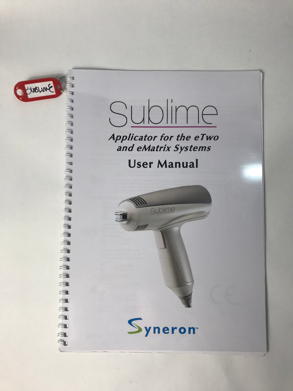 2011 Syneron eTwo/eMatrix Sublime Applicator Handpiece User Operators Manual