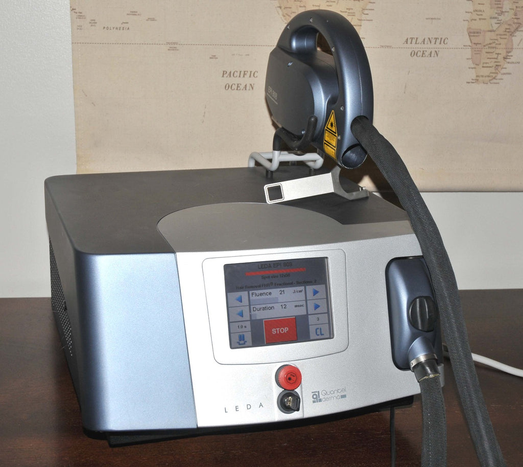 2012 Quantel Derma LEDA Table Diode Laser EPI 808 810 nm Hair Removal Fractional