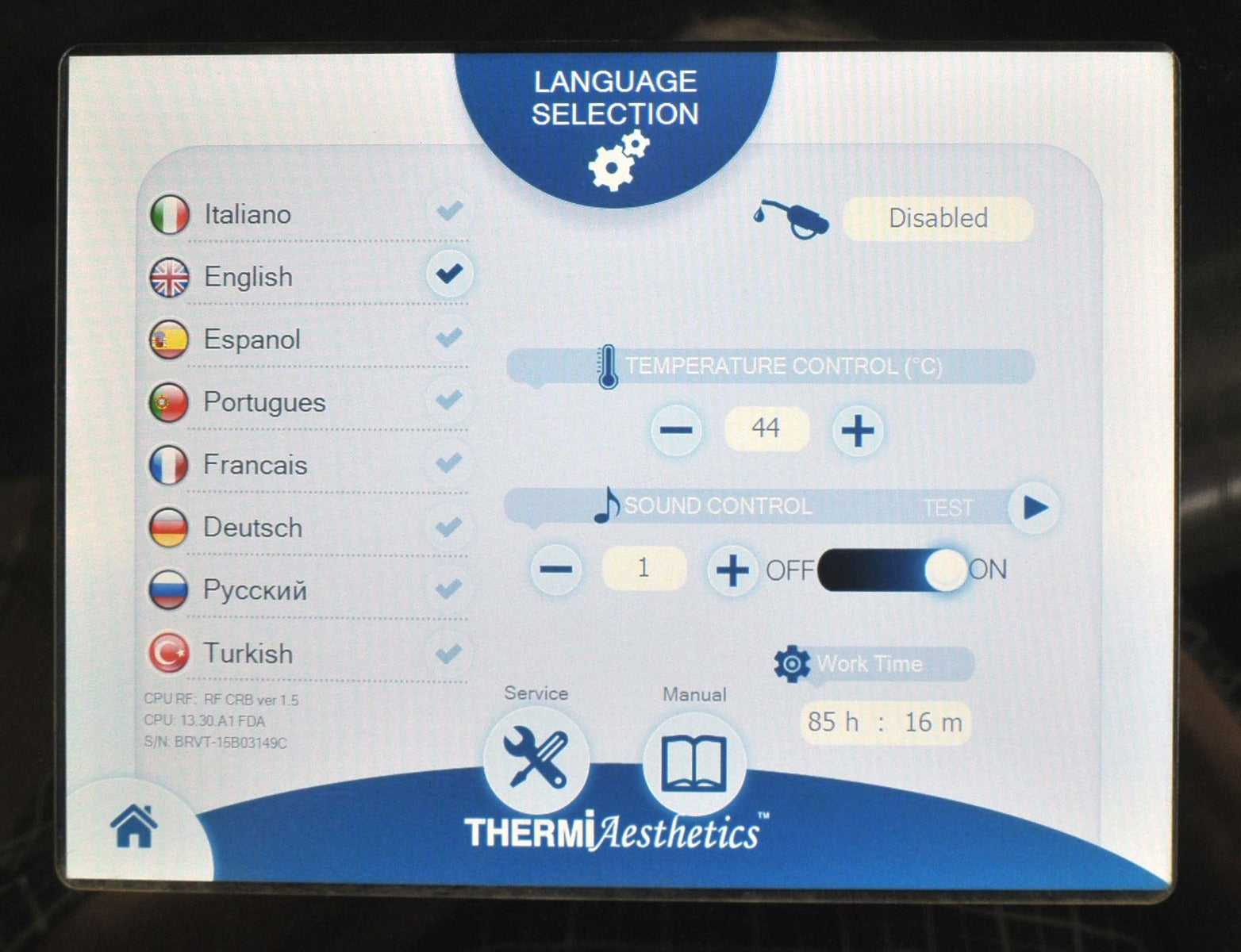 2012 Thermi Aesthetics Smooth Biorevital RF Med Radio Frequency Face Body Laser