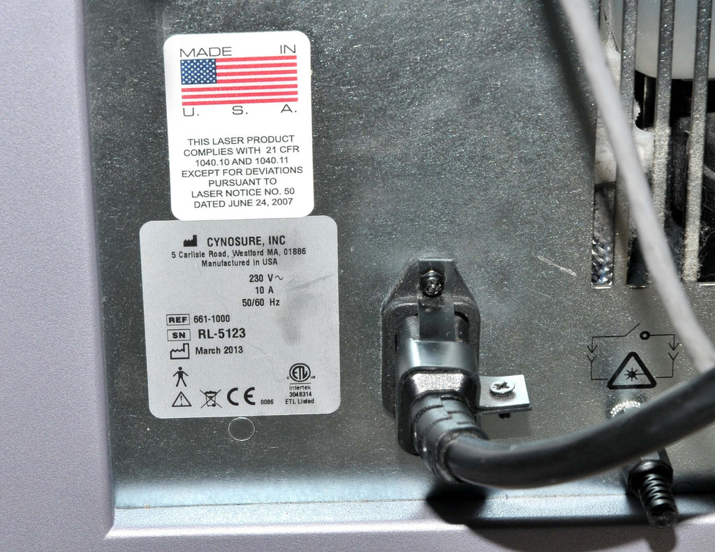 2013 Cynosure Hoya Conbio RevLite QSwitch Tattoo 1064 532 Laser Con Bio Q Switch
