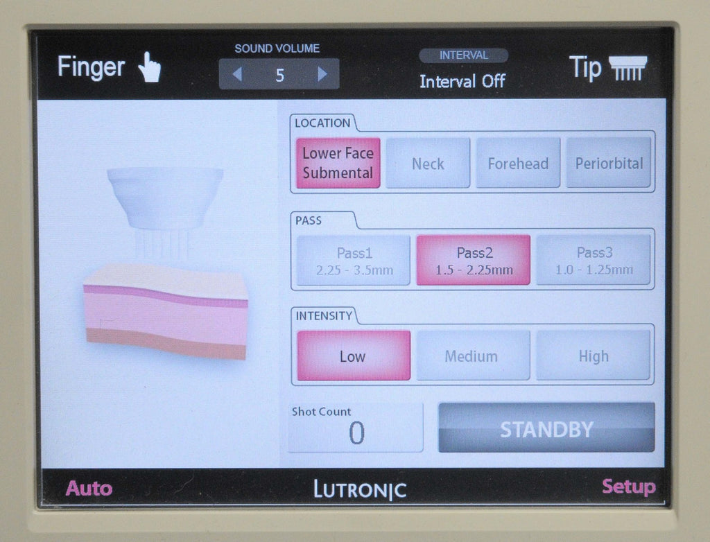 2013 Lutronic Infini Aesthetic RF Radio Frequency Microneedling Electrosurgical