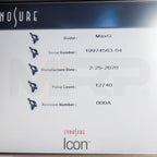 2014 Palomar Cynosure Icon System MaxG Handpiece Screen