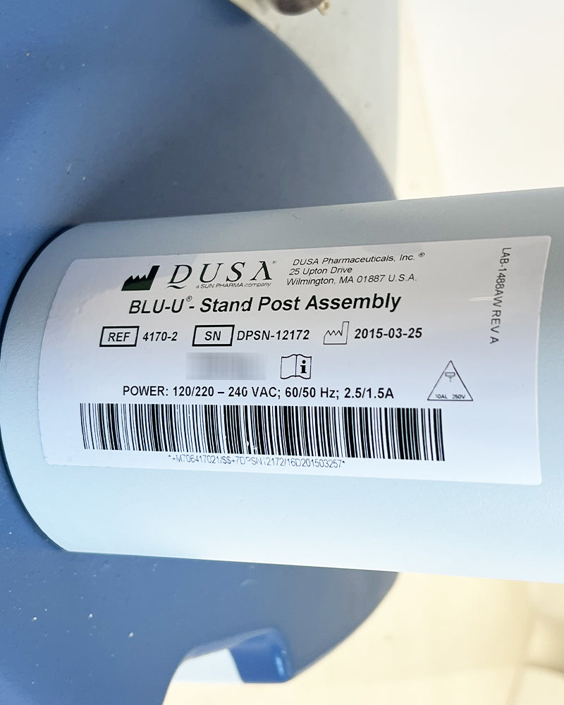 2015 Dusa BLU-U Blue Light Photo Dynamic Light Therapy PDT Acne Sun Damage