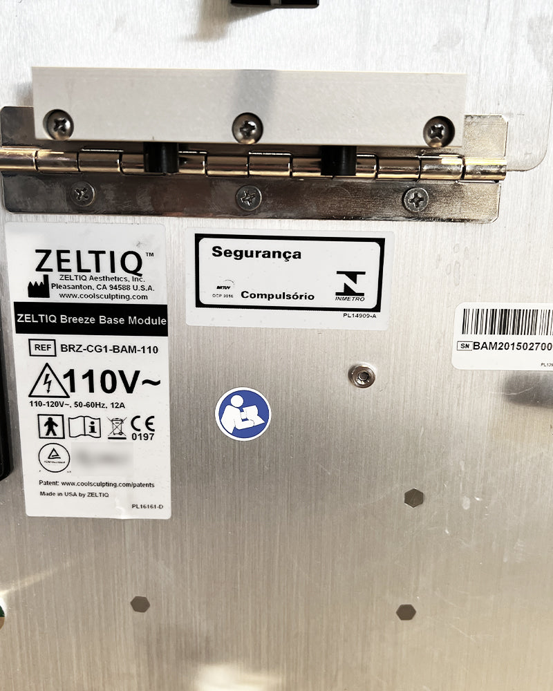 2015 Zeltiq CoolSculpting CoolAdvantage Body Contour Curve Plus Fit Applicator