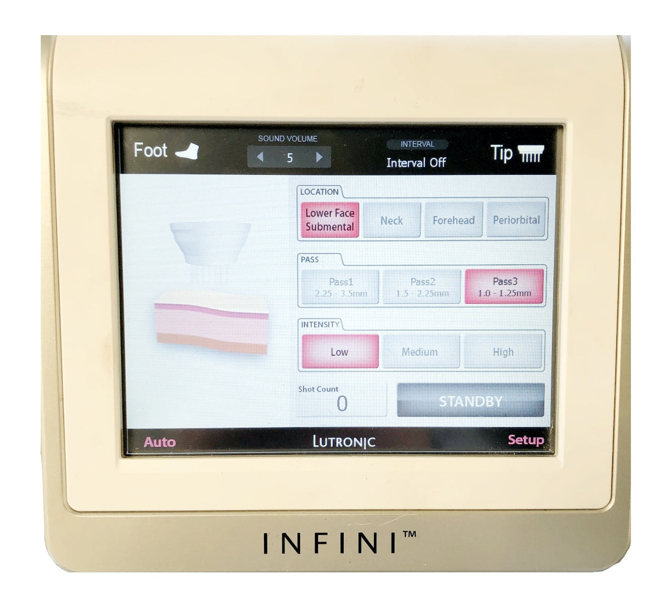2016 Lutronic Infini Radio Frequency RF Microneedling System R0616G007