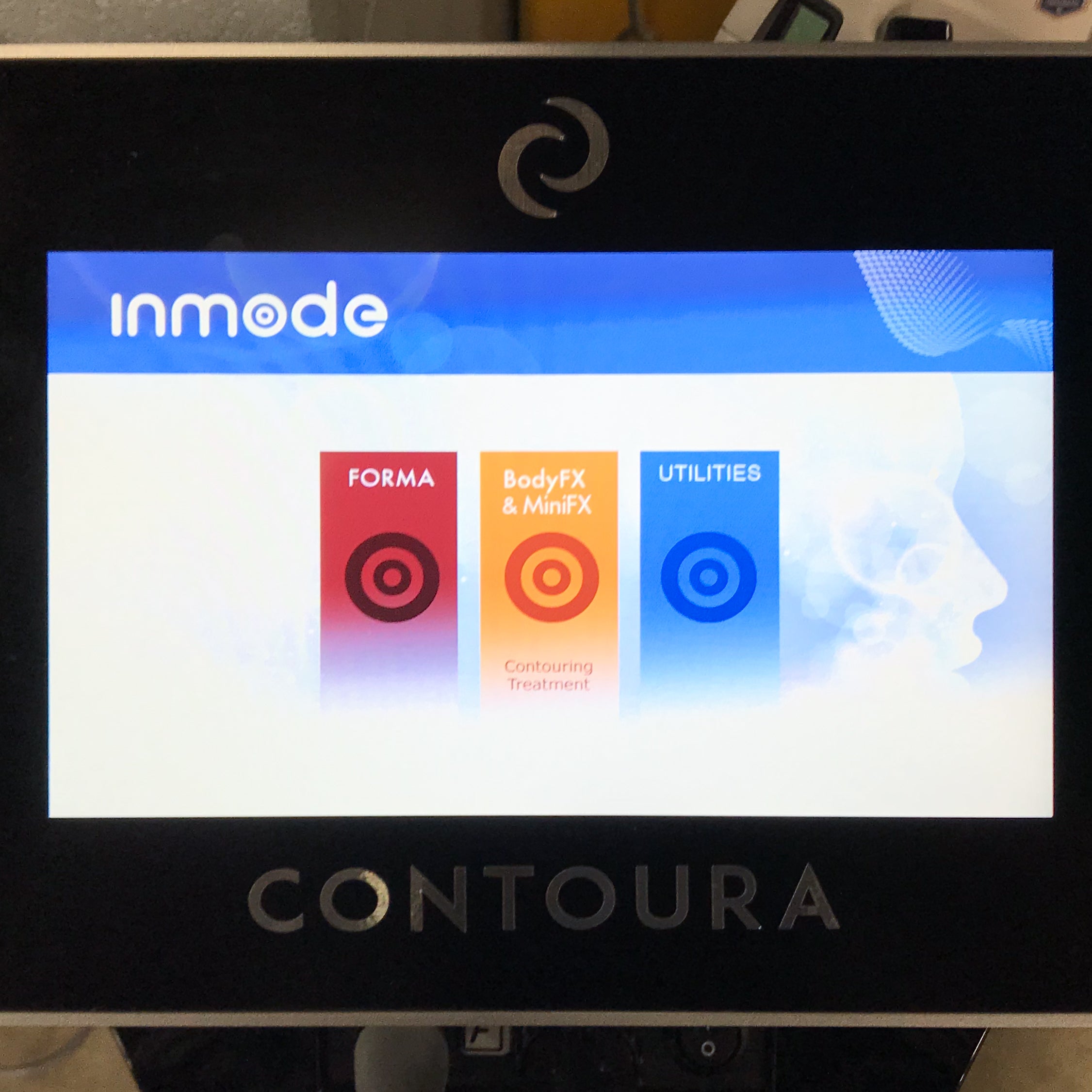 2017 INMODE CONTOURA Radio Frequency w/3 Handpieces Forma BodyFX MiniFX Contour
