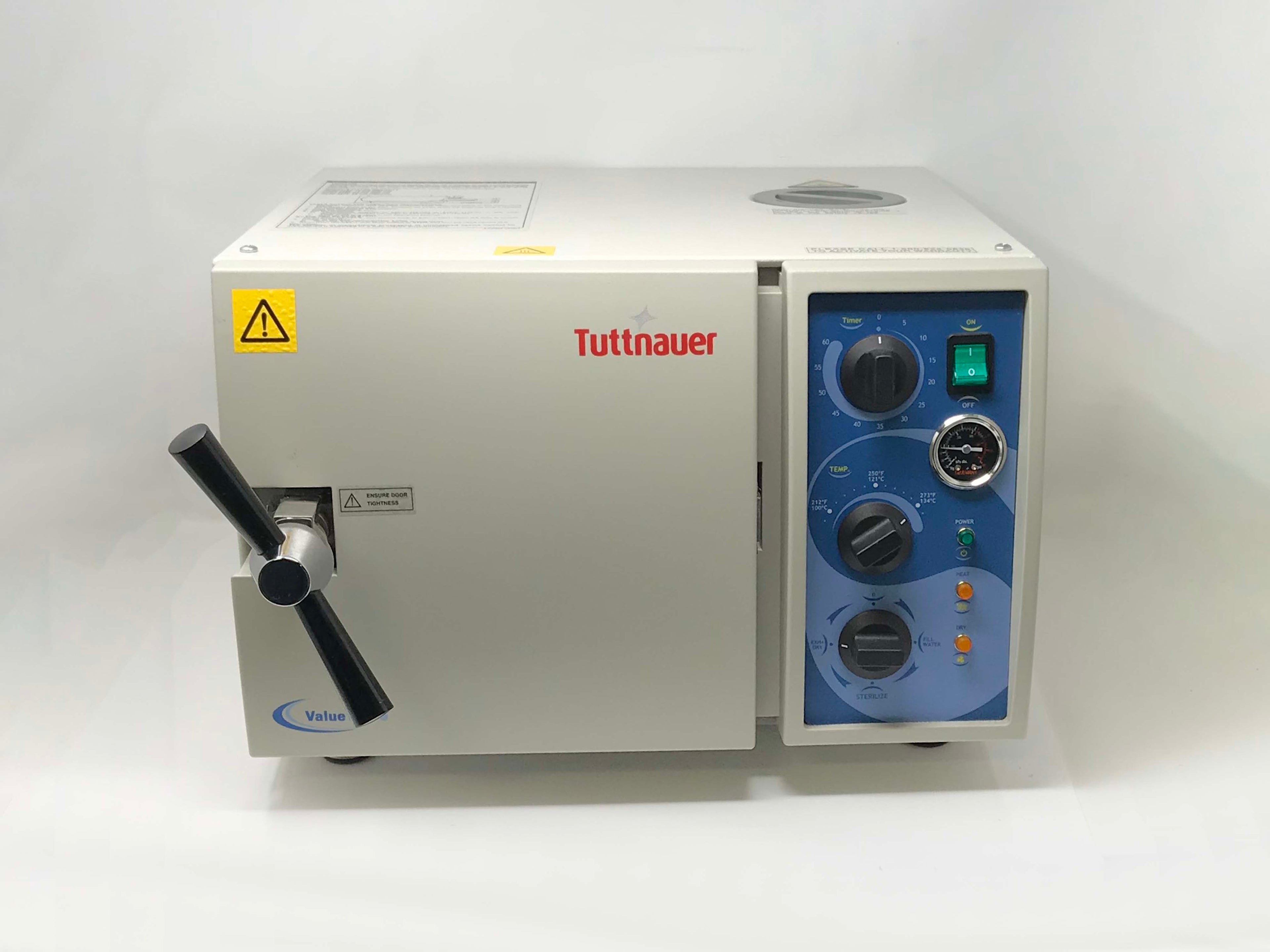 2017 Tuttnauer ValueKlave Autoclave 2.8 Bar 7.5L Steam Sterilizer 233126