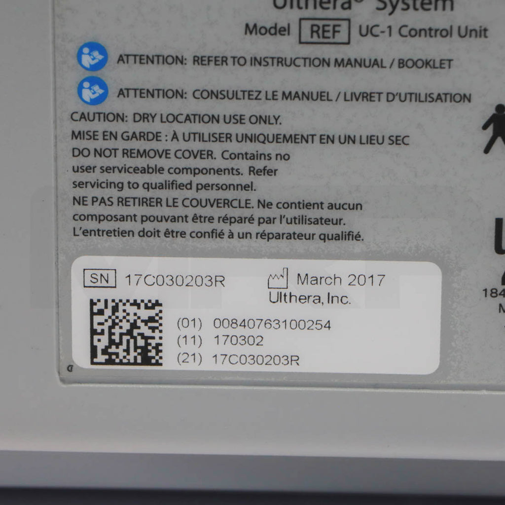 2017 Merz Aesthetics Ultherapy System Serial