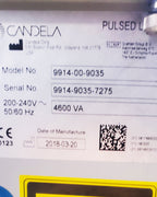 2018 Candela GentleMax Gentle Max GMax Pro Specialty Hair Removal Laser System