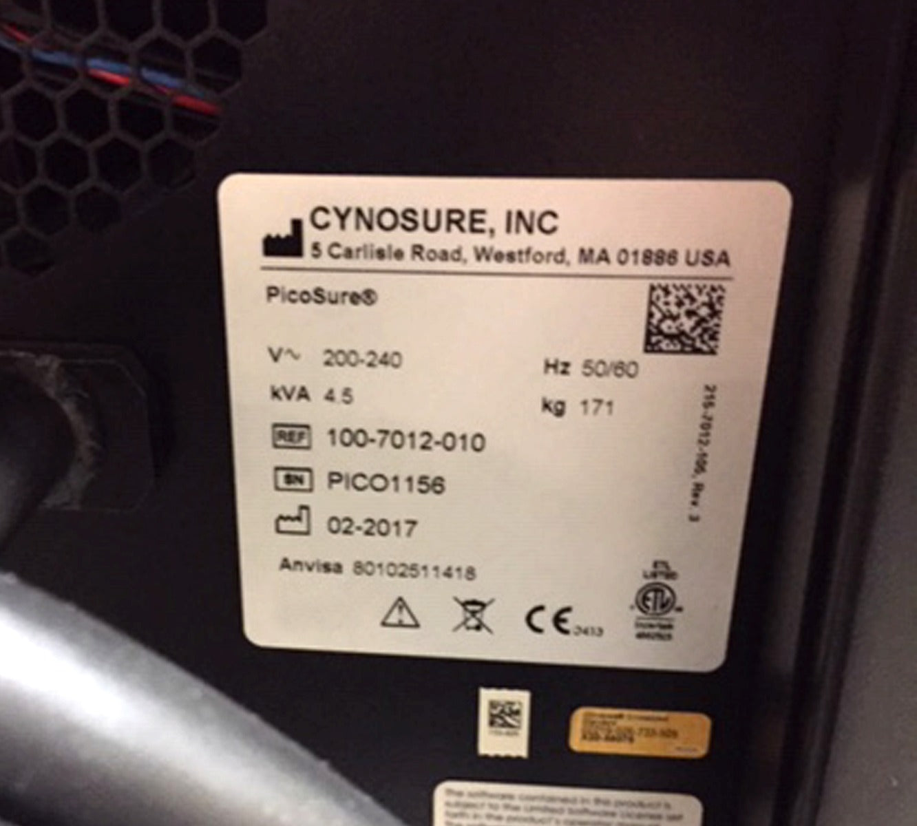 2017 PICOSURE Laser Cynosure Lesions Acne Scars 755 nm Tattoo Removal