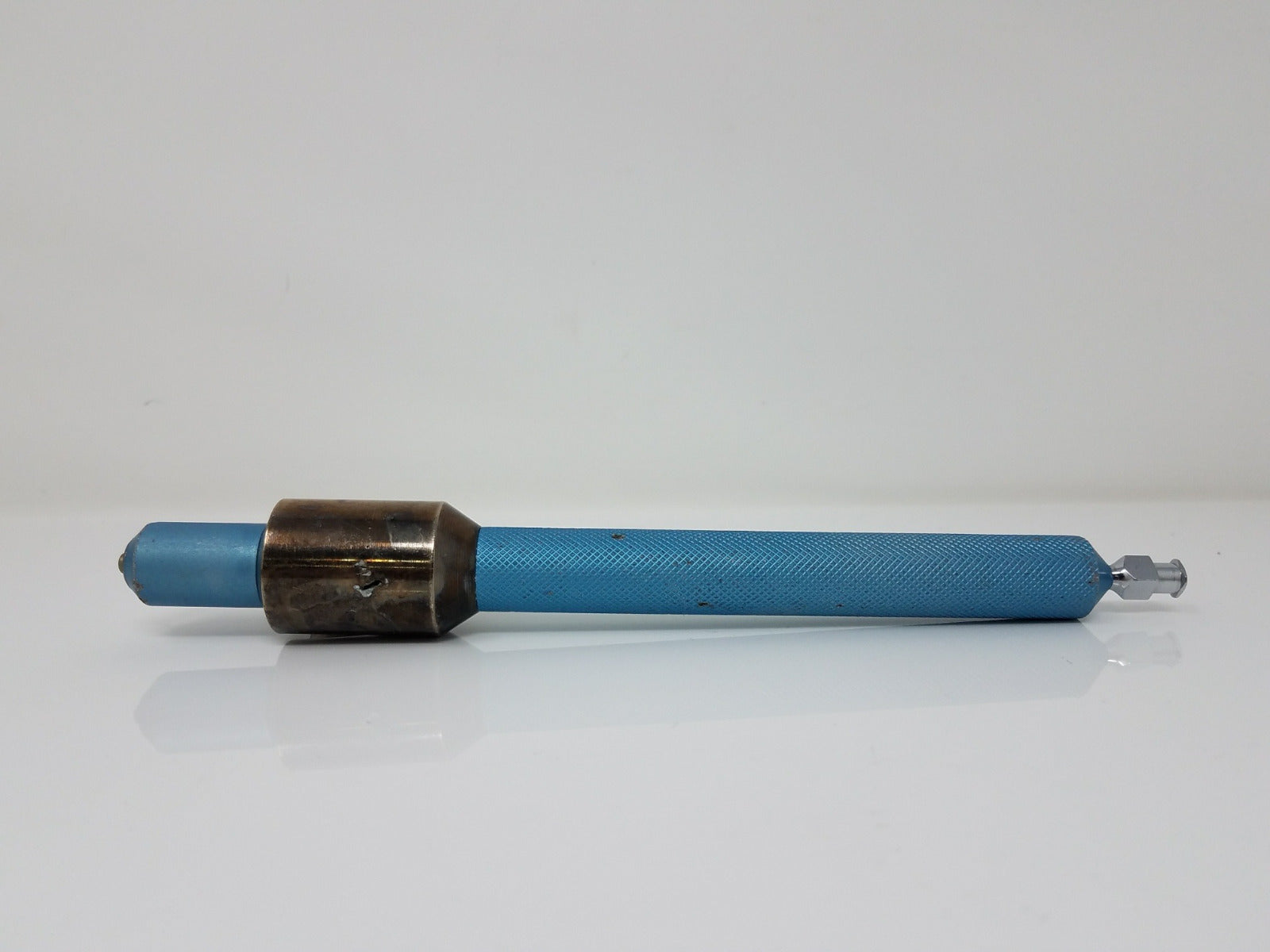 Cannula Needle Infiltration Handpiece Handle Holder Hand Piece Metal Blue