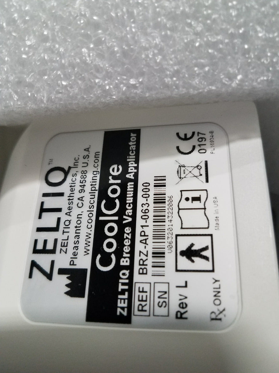 Breeze Vacuum Applicator CoolCore Zeltiq Handpiece BRZ AP1 063 000 Cool Core