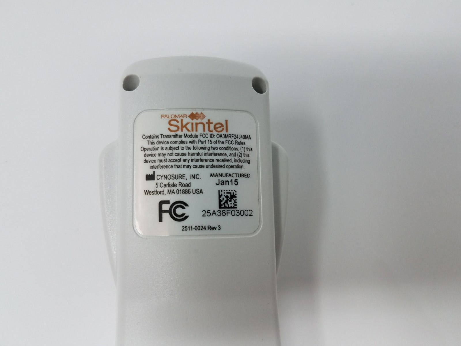 2015 Cynosure Skintel Melanin Reader Skin Density Palomar Icon with Pucks