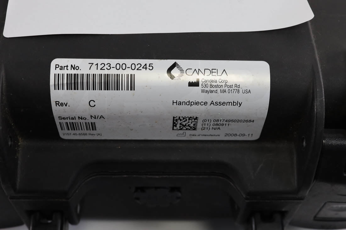 2018 Candela PicoWay System Handpiece Case Label