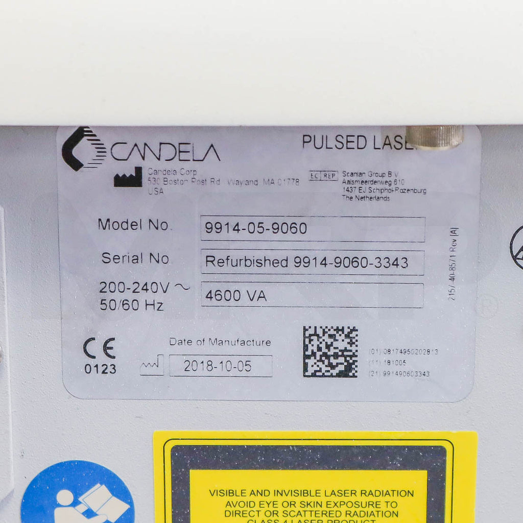 2018 Candela PicoWay System Label