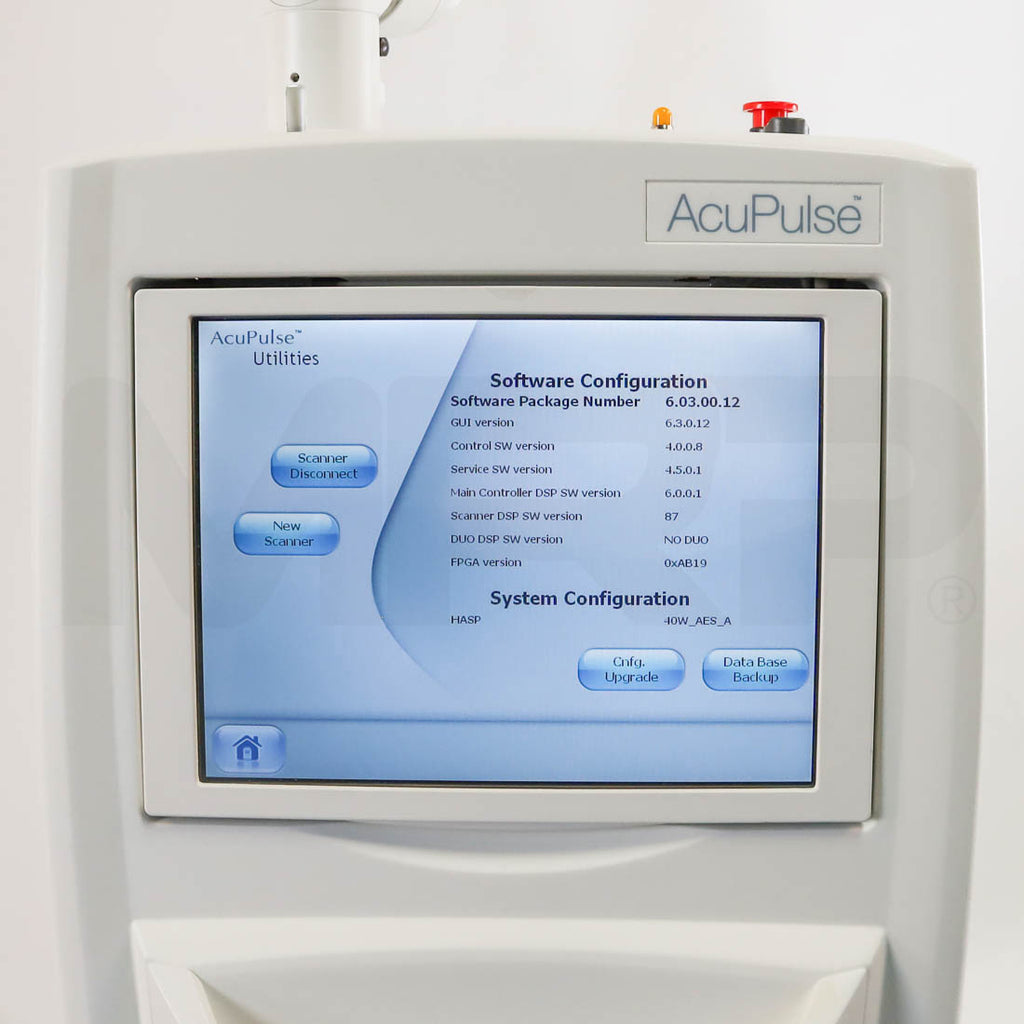 2018 Lumenis AcuPulse Device Screen