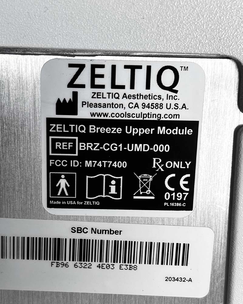 2018 Zeltiq CoolSculpting CoolAdvantage Body Contour Plus Petite Mini Applicator