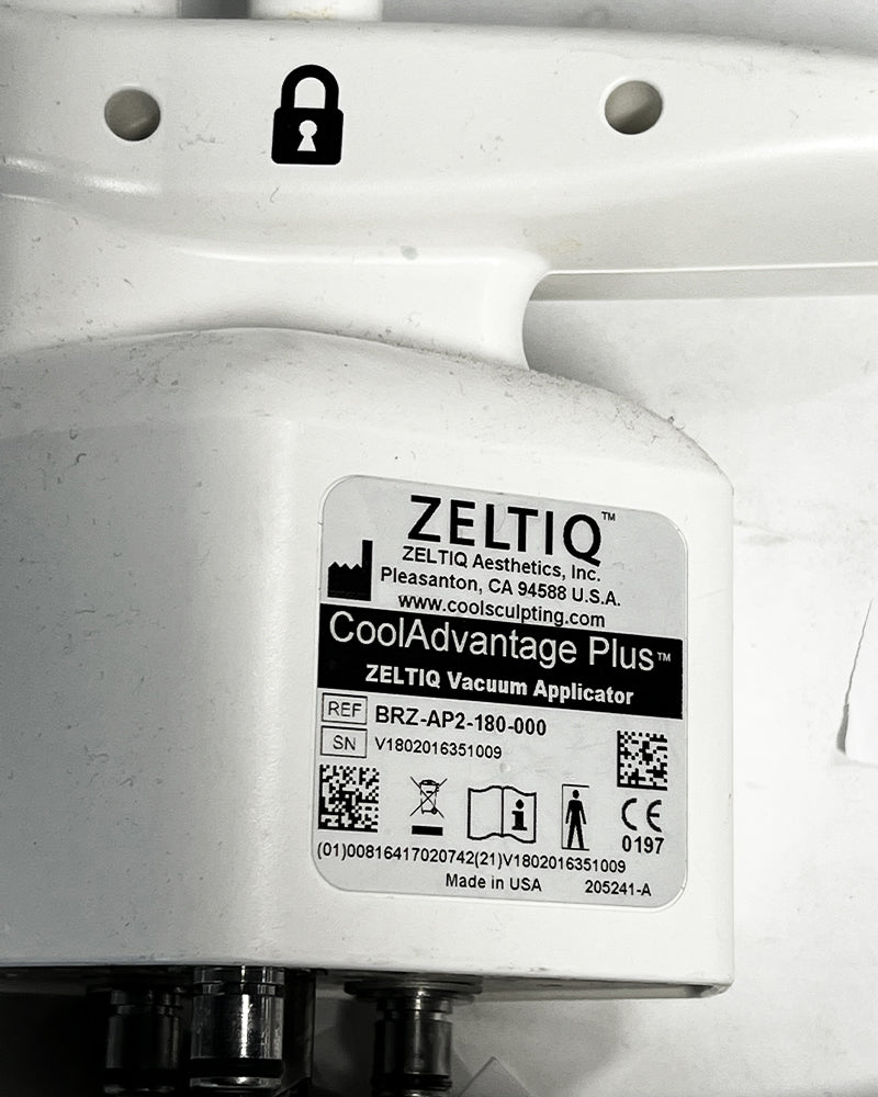 2018 Zeltiq CoolSculpting CoolAdvantage Body Contour Plus Petite Mini Applicator