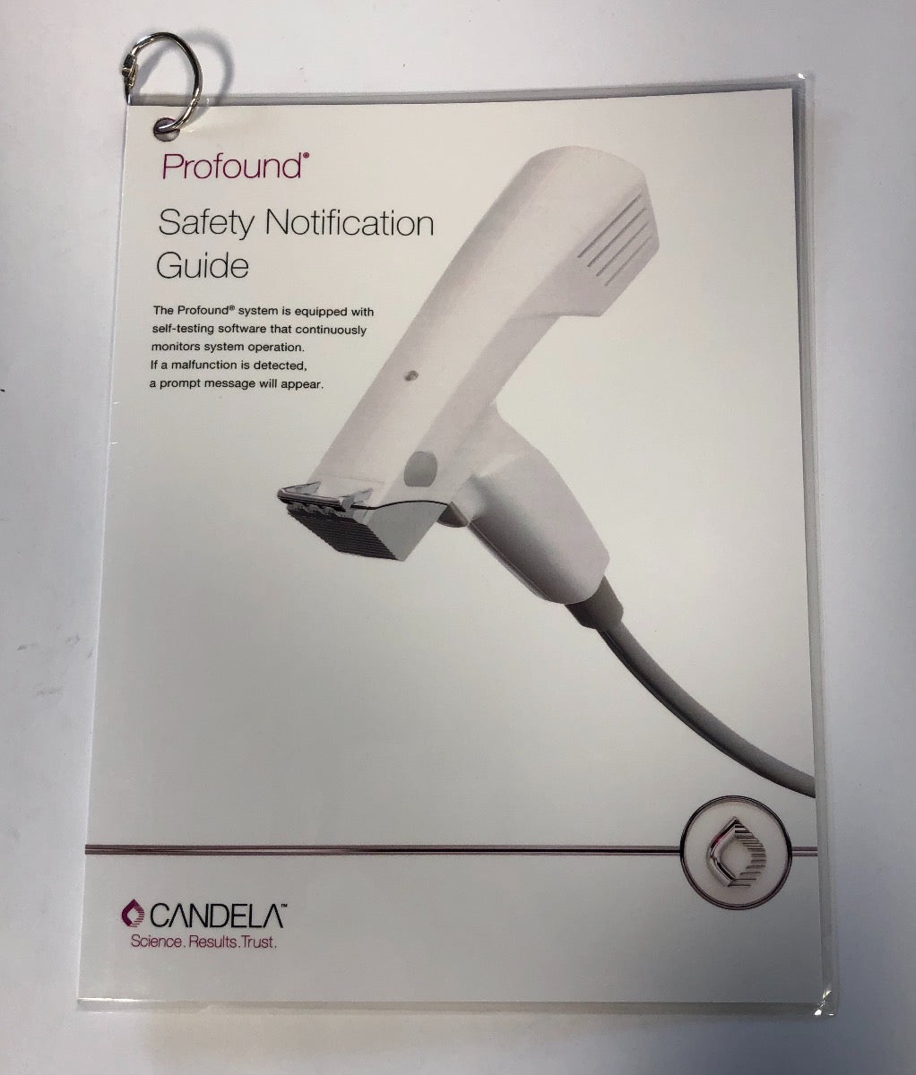 2019 Syneron Candela Profound Safety Notification Guide