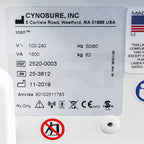 2019 Palomar Cynosure Icon IPL Fractional Laser System Serial Label
