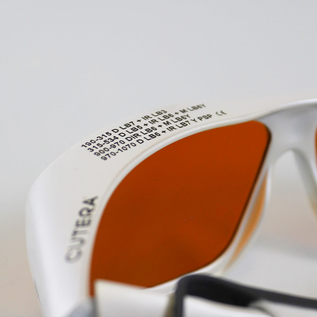 Cutera Excel V Laser Operator Eyewear 2 Wavelength Safety Glasses NdYAG 1064 532