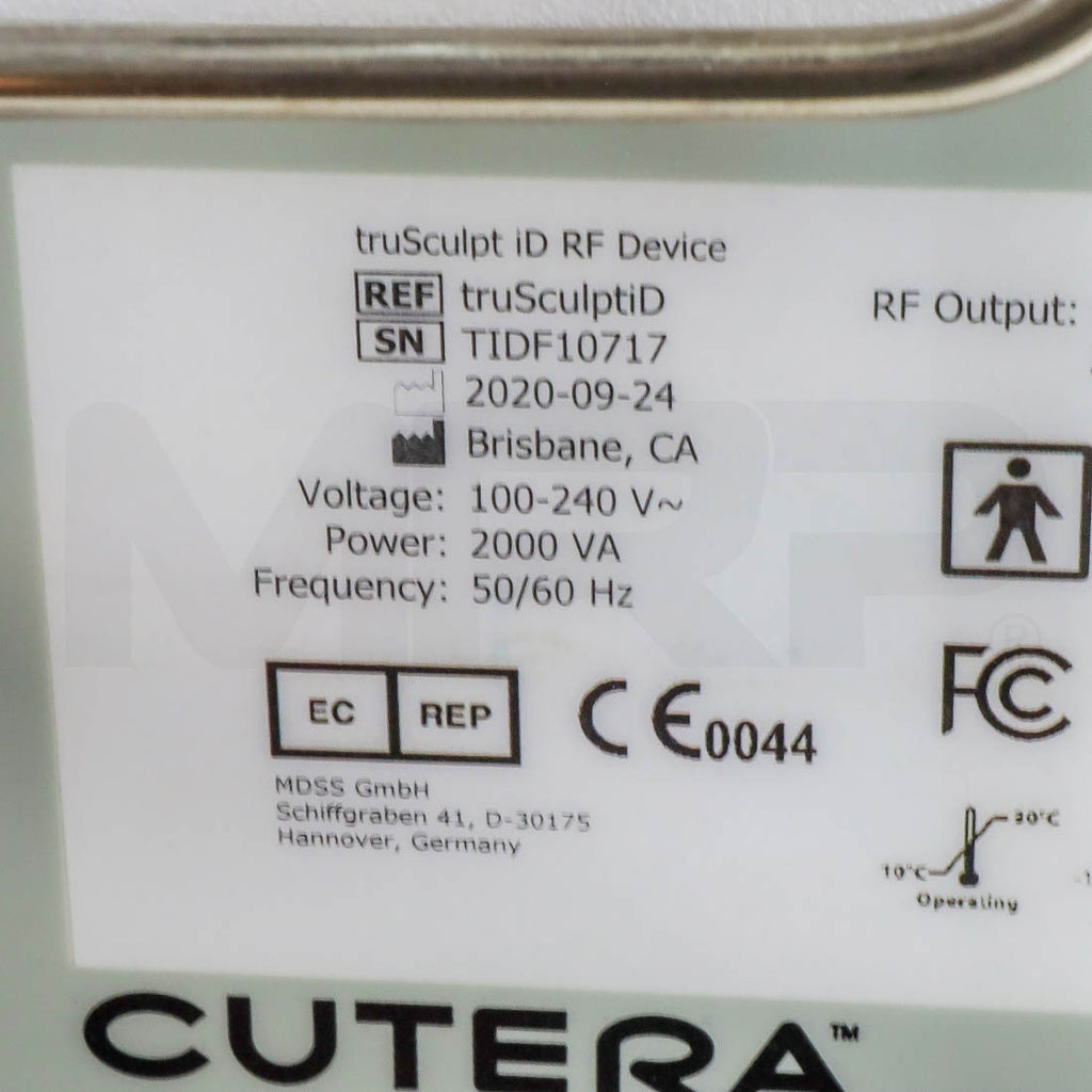 2020 Cutera truSculpt iD RF Body Contouring & Fat Reduction System