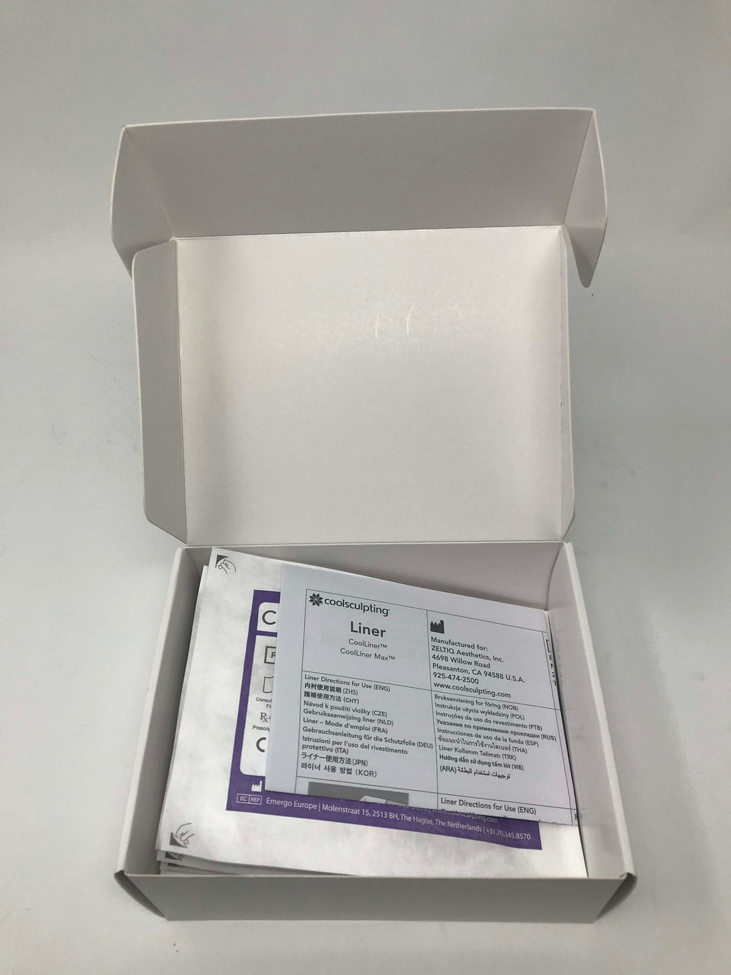 2021 Zeltiq CoolSculpting Applicator CoolLiner Liners BRZ-LN2-06X-016 Box of 16
