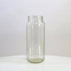 Envy Medical SILKPEEL Clear Glass Waste Jar 400ml Dermalinfusion 2" x 6"
