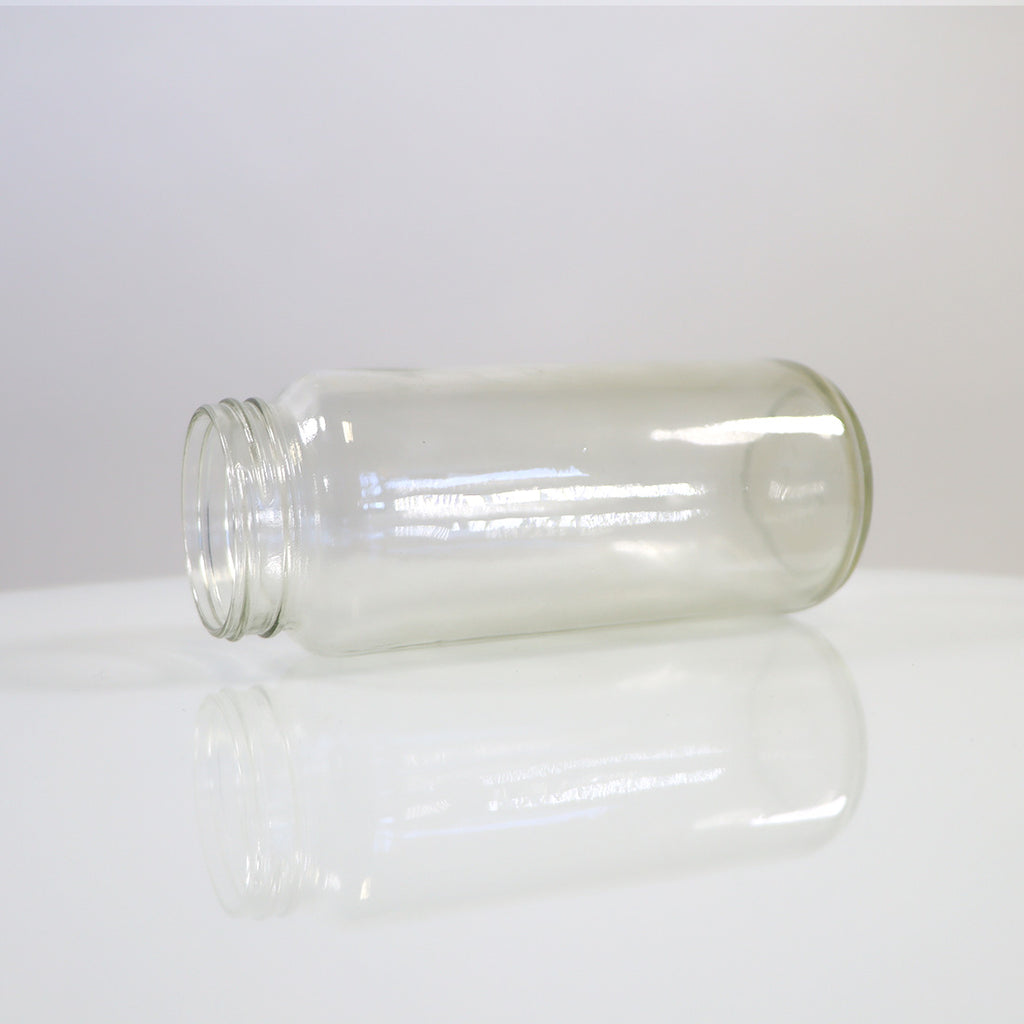 Envy Medical SILKPEEL Clear Glass Waste Jar 400ml Dermalinfusion 2" x 6"
