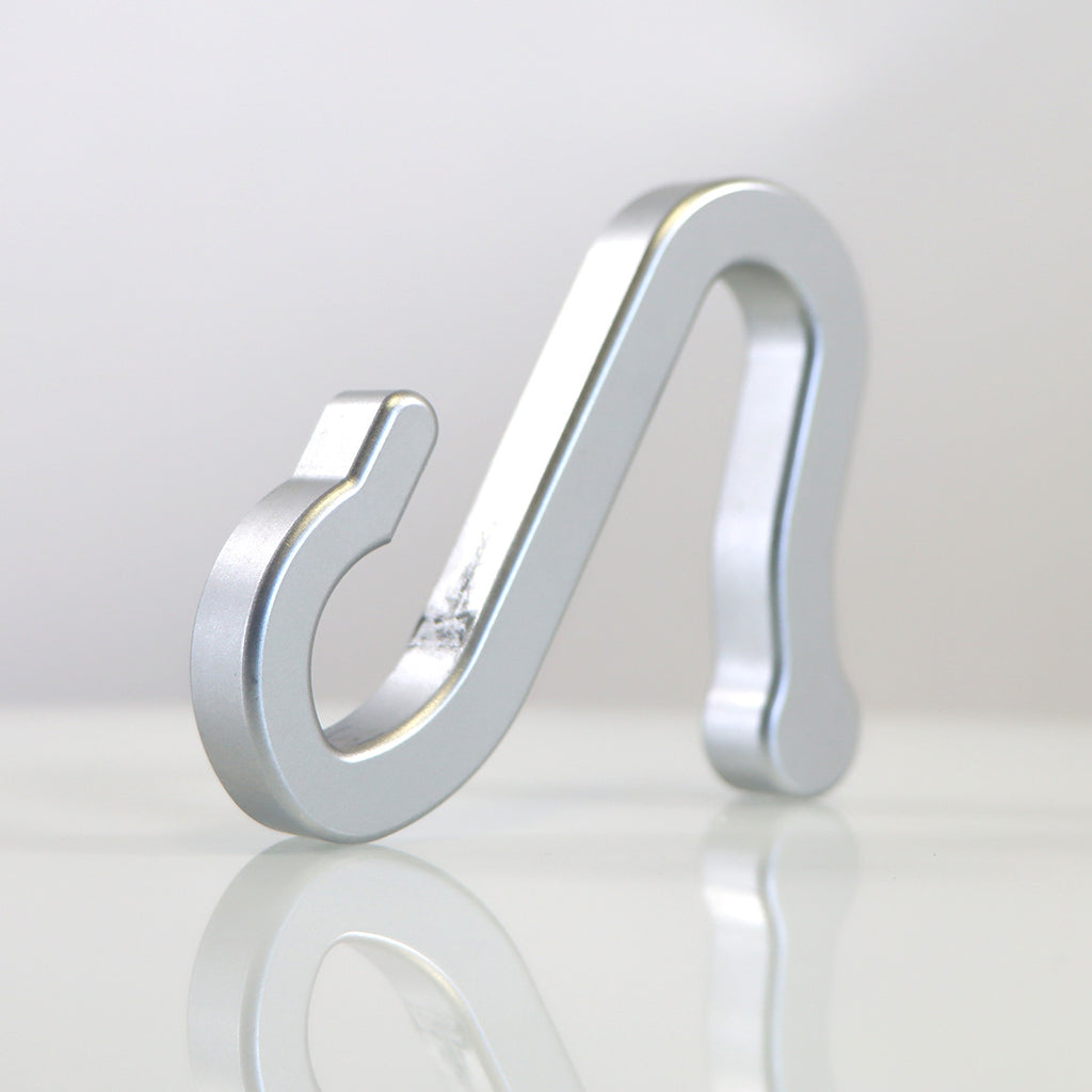Lutronic Infini RF Handpiece S Shape Storage Hook Silver Handle Holder Hanger