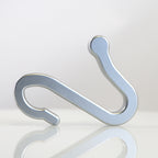 Lutronic Infini RF Handpiece S Shape Storage Hook Silver Handle Holder Hanger