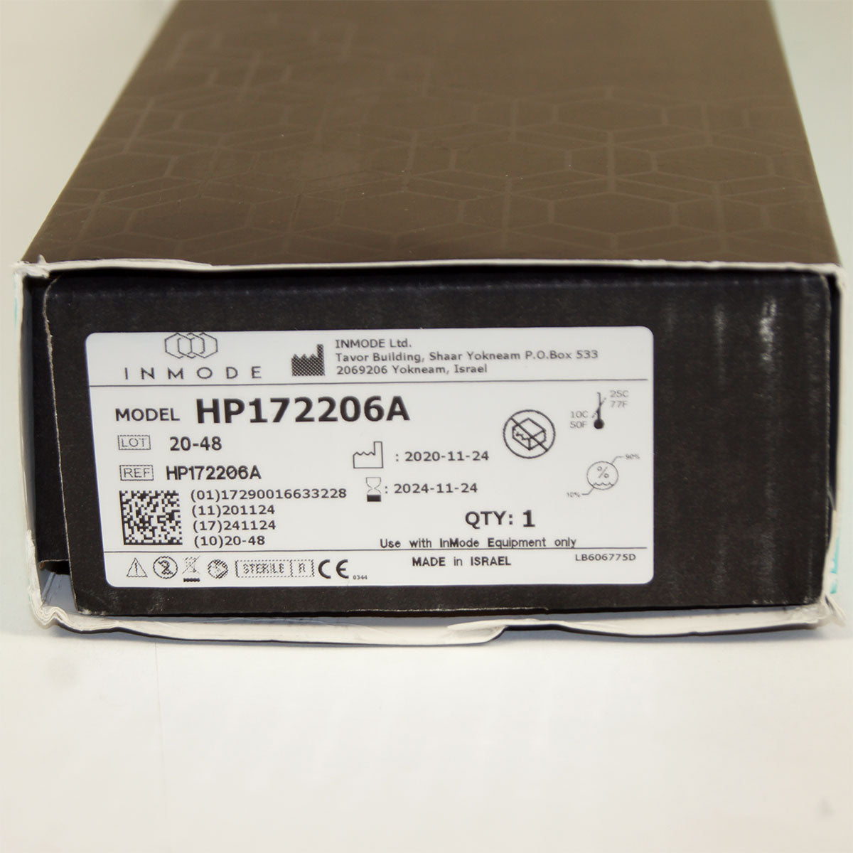 Inmode BodyTite Dual Sensor Applicator Handpiece HP172206A Exp 11/2024 (x1 Pc)