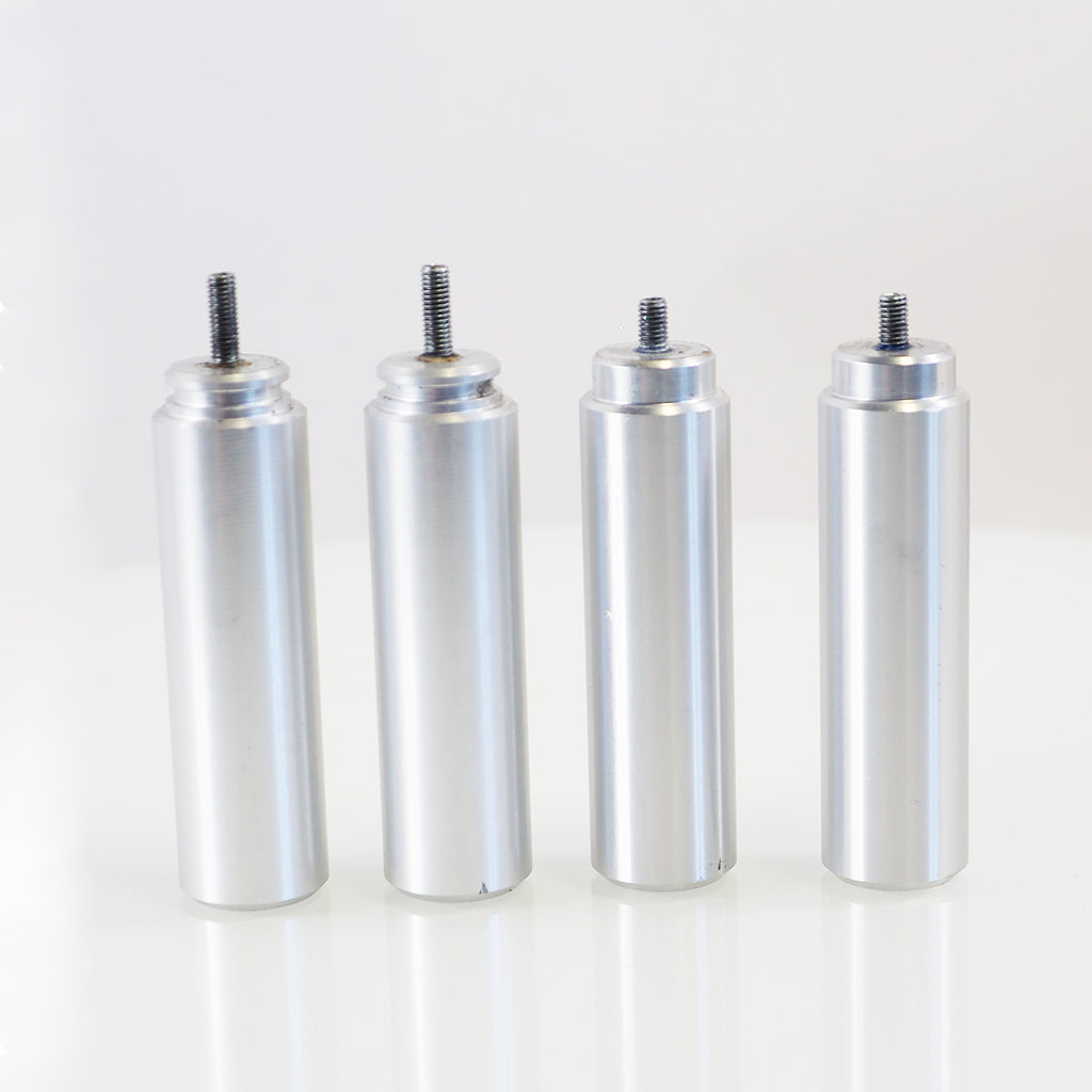 Zimmer Cryo6 Chiller Glass Top Metal Silver Spacers Kit (Set of 4) PARTS Cryo 6