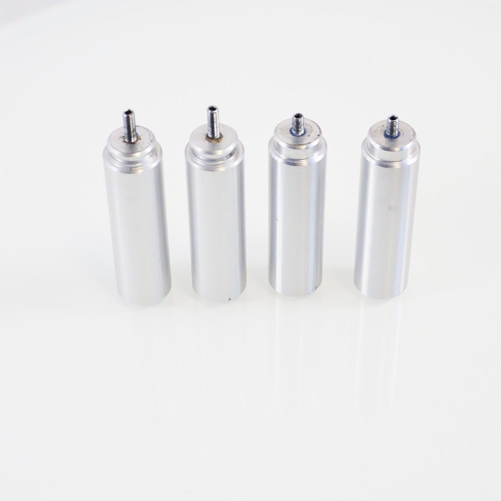 Zimmer Cryo6 Chiller Glass Top Metal Silver Spacers Kit (Set of 4) PARTS Cryo 6
