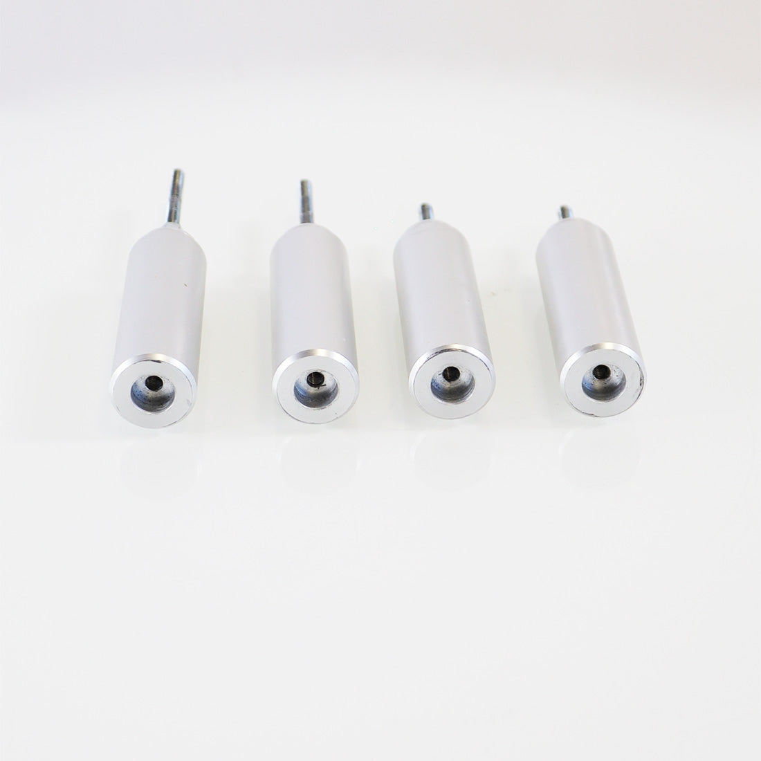 Zimmer Cryo 6 Chiller Glass Top Legs - Metal Silver Spacers (Set/4) PARTS