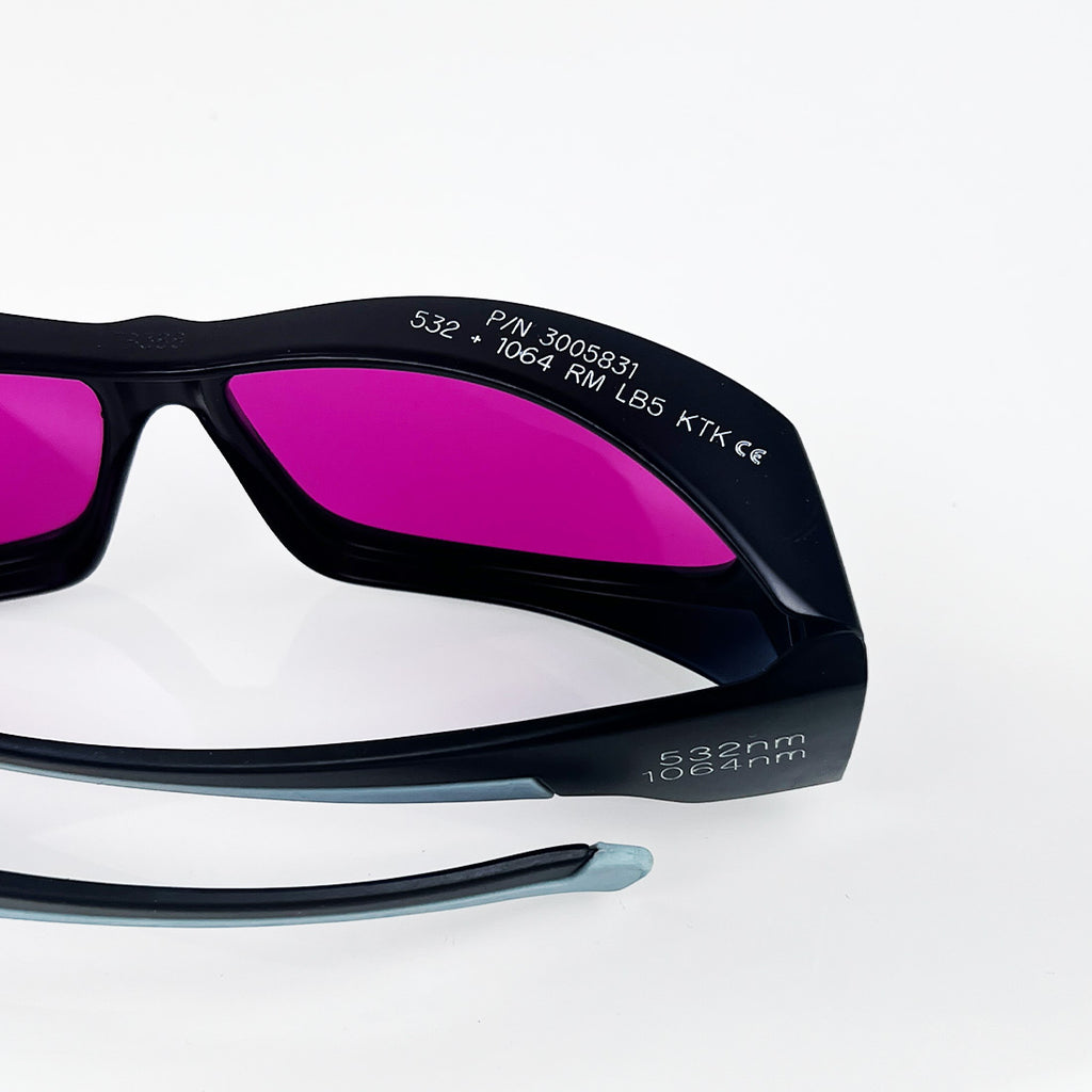 Cutera Enlighten NdYAG Laser Operator Safety Eyewear 532nm 1064nm P/N 3005831