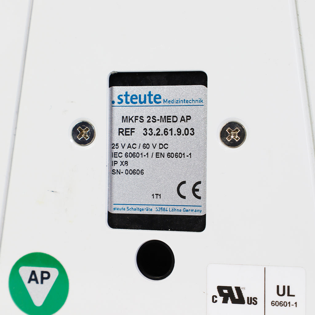 MKFS Steute 2S-MED AP Laser 4-Pin Electrical FootSwitch Pedal Foot Switch Module