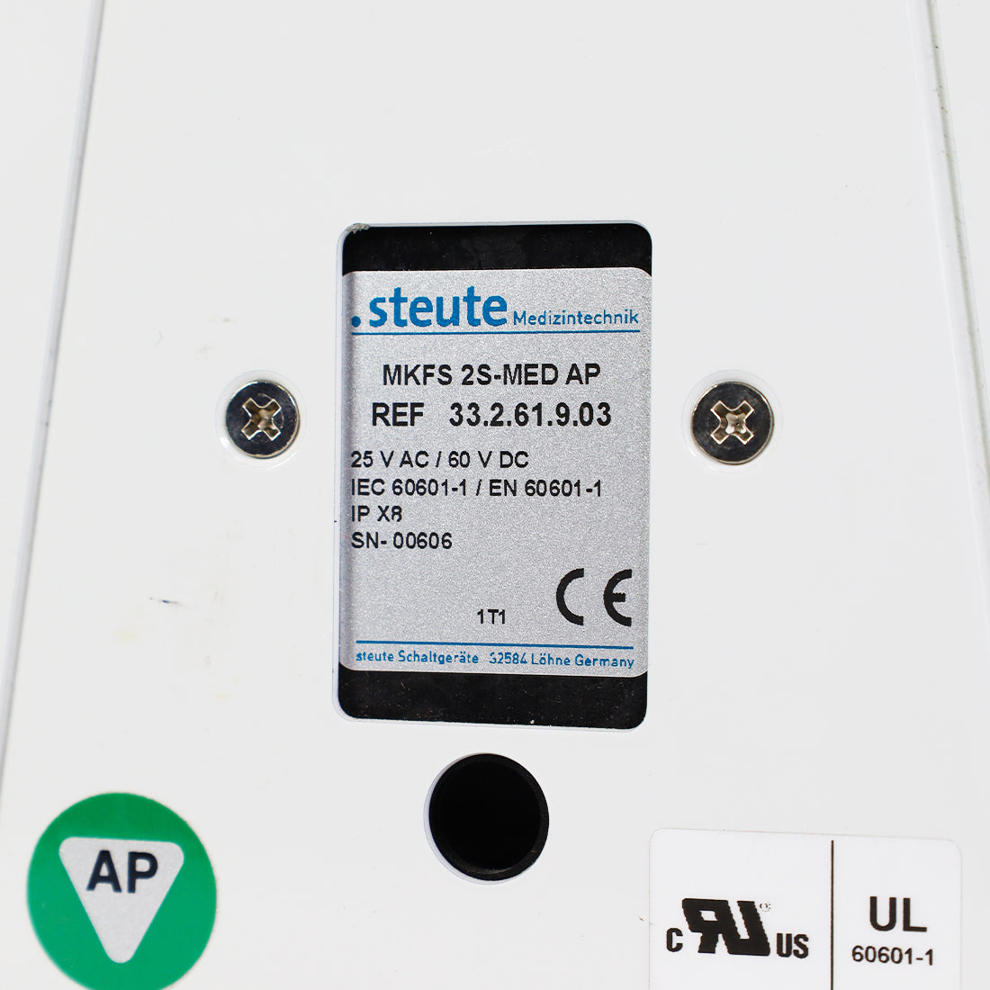 MKFS Steute 2S-MED AP Laser 4-Pin Electrical FootSwitch Pedal Foot Switch Module