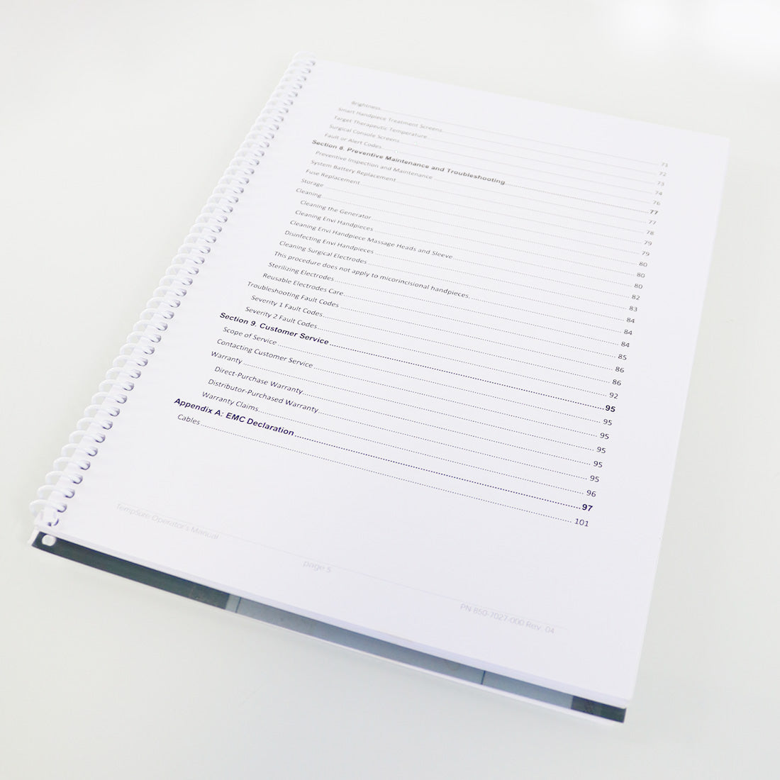 2017 Cynosure TempSure Skin Tightening Operator Manual 850-7027-000 REV 4