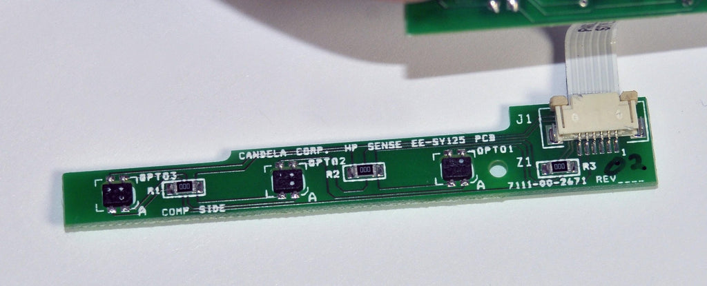 Candela GentleYAG Laser Handpiece I/O Board Green HP Sense EE-SY125 PCB PARTS