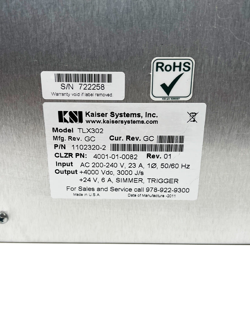Candela Alex TriVantage High Voltage Replacement Power Supply 4001-01-0082