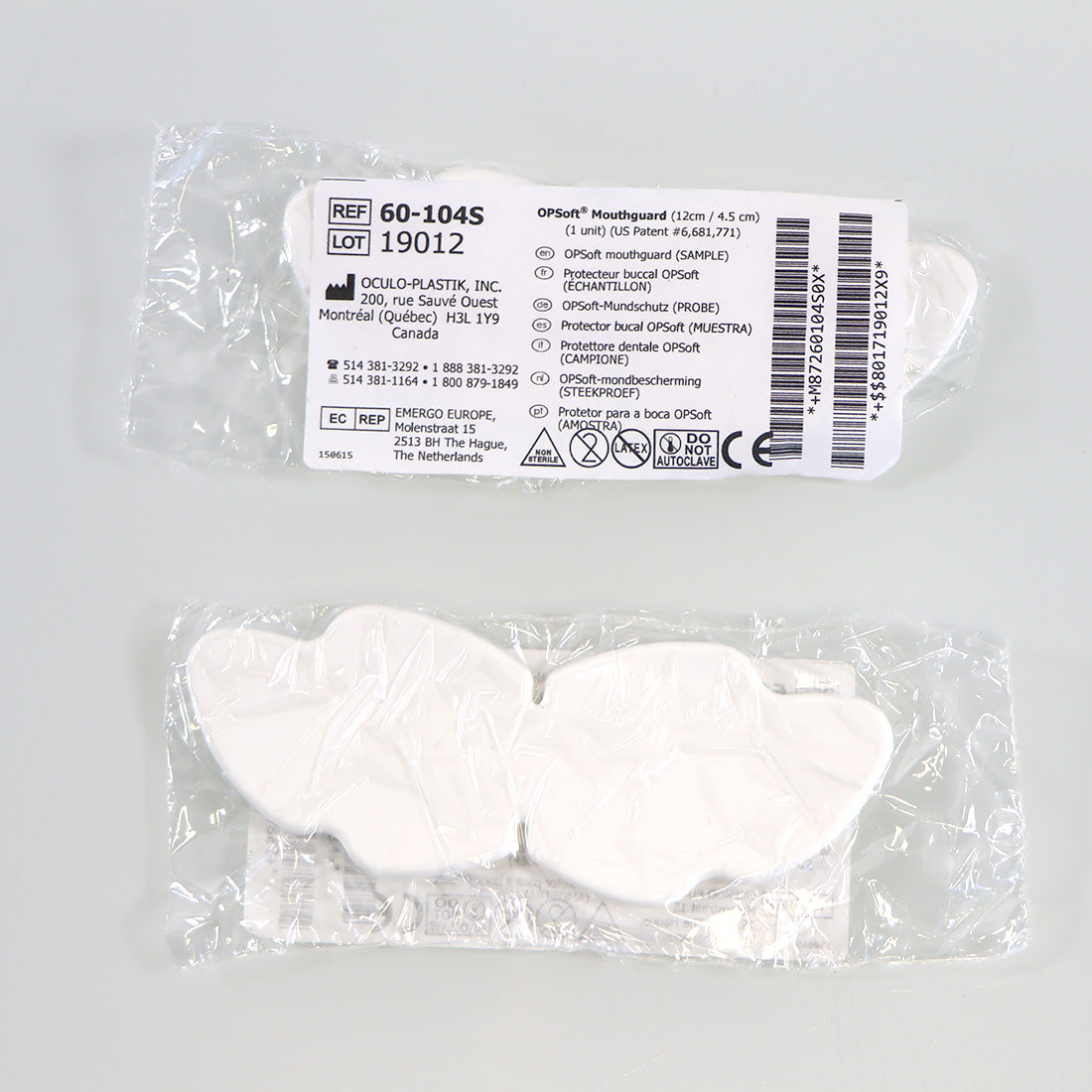 Oculo-Plastik MouthGuard LaserSecure OPSoft Mouth Guard 60-104S Protector N