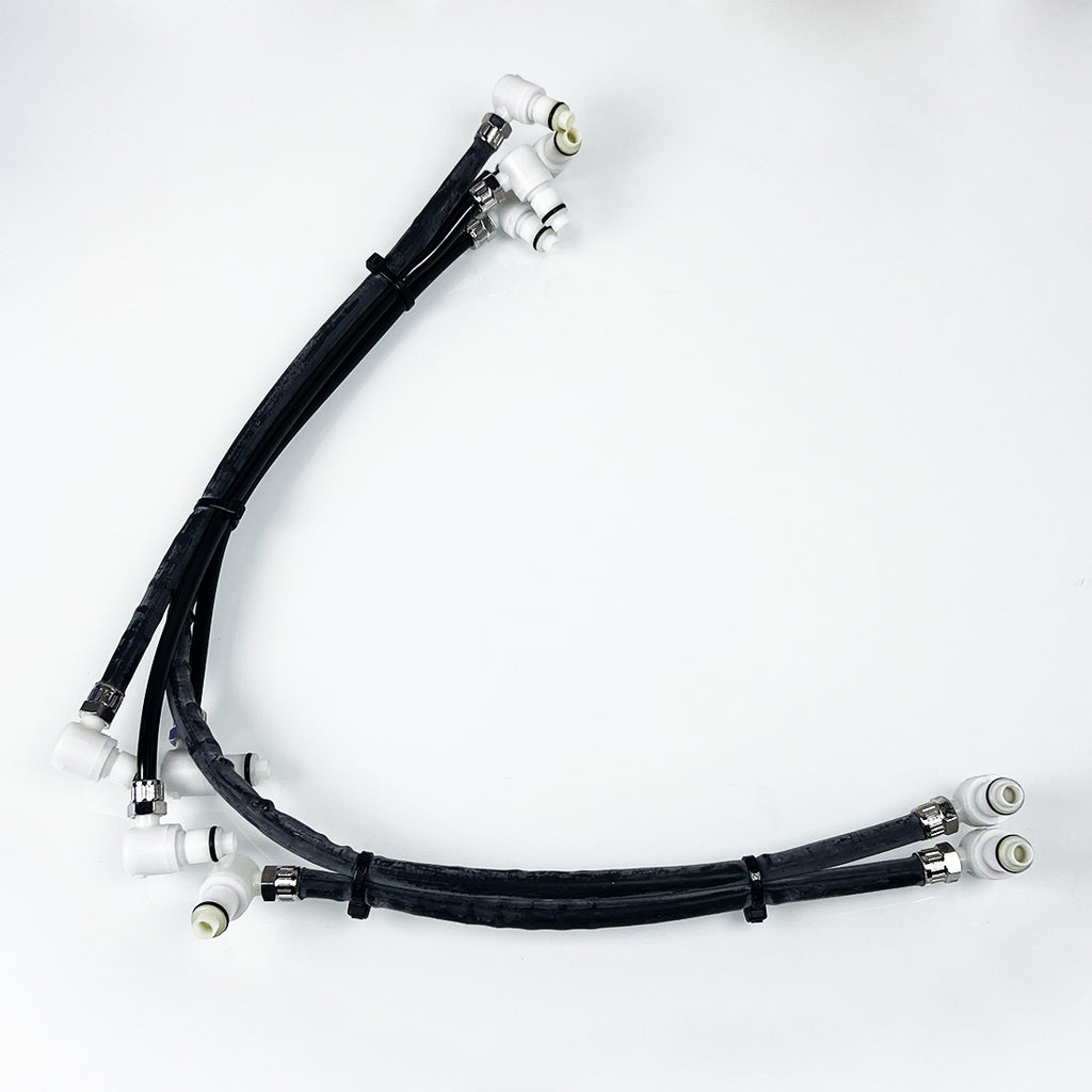 Palomar ICON Laser Water Line Hose Cooling Assembly Black Tubing Back Reverse