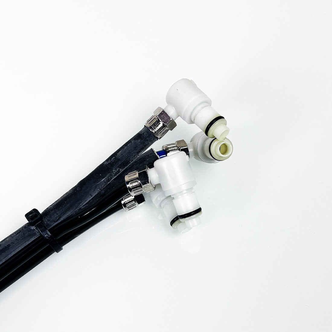 Palomar ICON Laser Water Line Hose Cooling Assembly Black Tubing Back Reverse