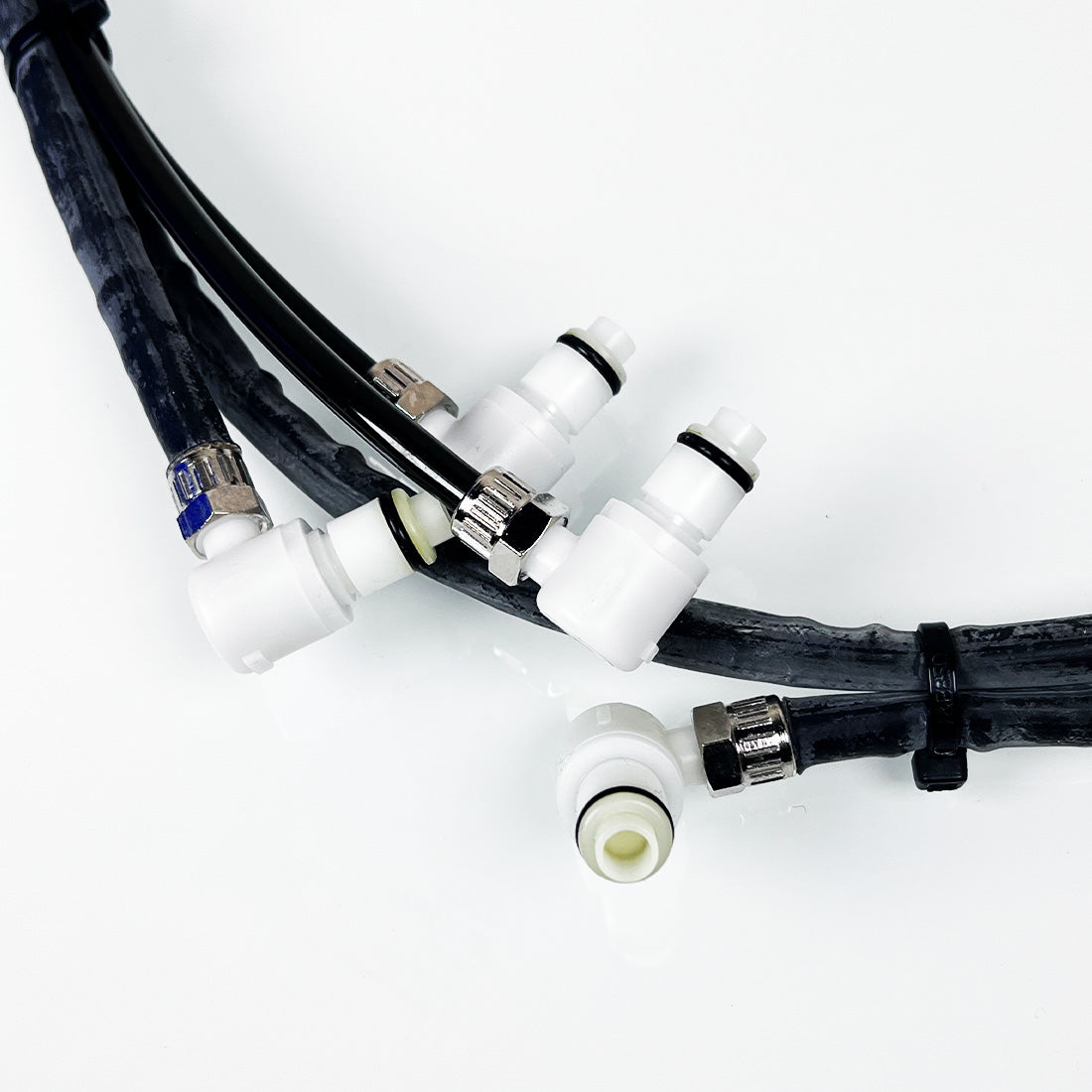 Palomar ICON Laser Water Line Hose Cooling Assembly Black Tubing Back Reverse